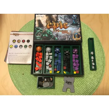 Příslušenství k deskovým hrám Thingiverse Malá velká království - insert pro hru Barva: Černá