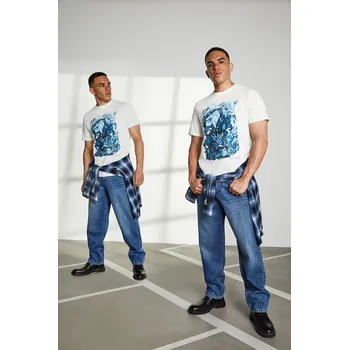 Bavlněné tričko Medicine RW25-TSM557 béžová 01X, vel. L