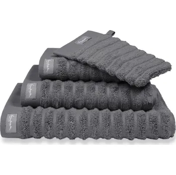 Ručník Vandyck Ručník Home Wave - Dark grey - 70x140 cm