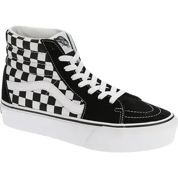 Pánská móda boty Vans Sk8-Hi Platform 2 - Checkerboard/True White 36