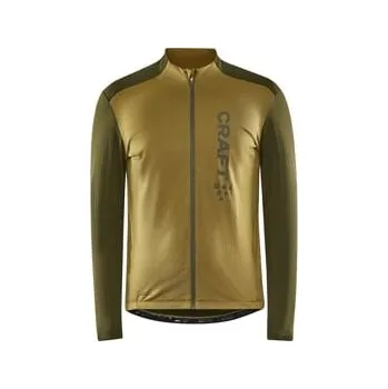 cyklistický dres Cyklodres CRAFT CORE SubZ LS zelená L