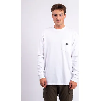 Carhartt WIP L/S Pocket Heart T-Shirt White/Black XL