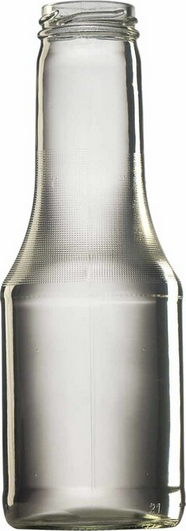 Skleněná lahev Lucida Lunt 500 ml na kečup - TO 43