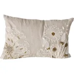 Boltze Dekorační polštář FINNA, květinový vzor, 100% len