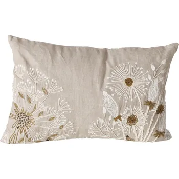 Polštář Boltze Dekorační polštář FINNA, květinový vzor, ​​100% len