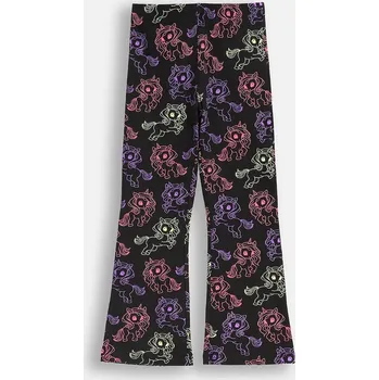 Dětské legíny s bavlnou Coccodrillo černá barva, RAVE GIRL KIDS ZC5122102RGK 99X, vel. 92