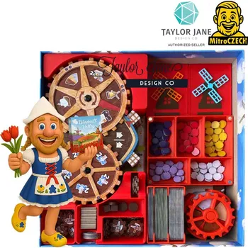 Příslušenství k deskovým hrám Taylor Jane Design Co. Údolí tulipánů - insert pro hru