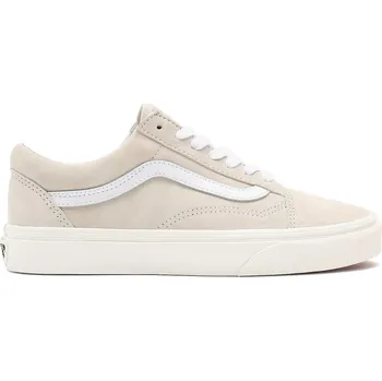 Pánské tenisky boty Vans Old Skool - Pig Suede/Sandshell/Snow White 36