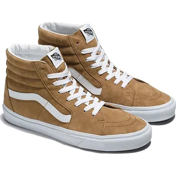 Pánská obuv boty Vans Sk8-Hi - Pig Suede Tobacco Brown 43