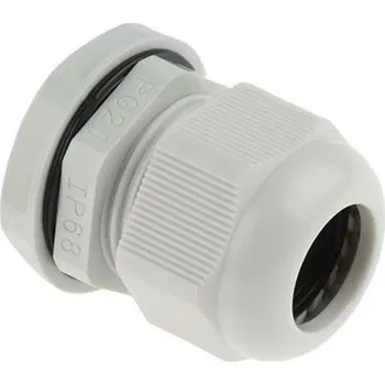 kabelová chránička Kabelová průchodka PG-21 pro kabel 13-18mm bílá