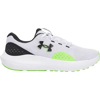 Pánské tenisky boty Under Armour Charged Surge 4 - White/Hyper Green/Black 45