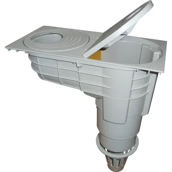 Kanalizační potrubí ITADECO Okapová vpusť se spodním odtokem 75/125 - šedá