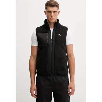 Dámská vesta Oboustranná vesta Puma černá barva, přechodná, 688372 99X, vel. L