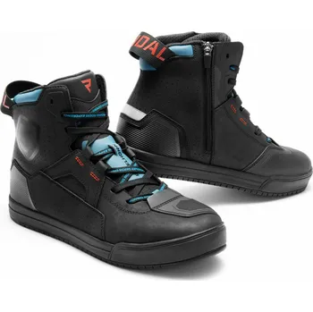 Moto obuv REBELHORN boty VANDAL-II black/blue - 43