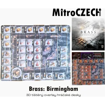 Příslušenství k deskovým hrám MitroCZECH Overlay pro Brass: Birmingham Množství: 1 ks