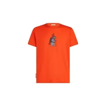 Icebreaker Mens 150 Tech Lite SS Tee Bear Tour, Fervid