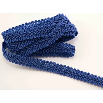Galonový prýmek - smyčky - královsky modrá - šíře 1,5 cm
