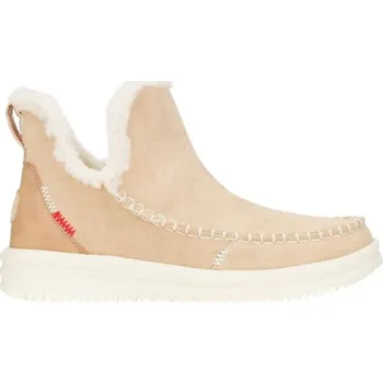 Dámská obuv Dámská volnočasová obuv HEY DUDE CAMDEN SUEDE 37 Béžová, Bílá