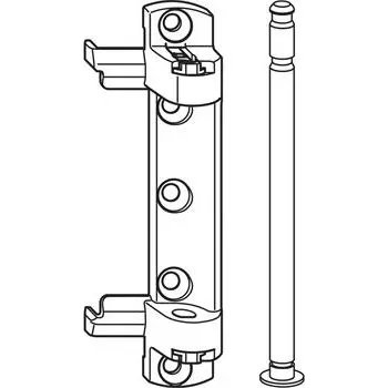 pant WINKHAUS nůžkové ložisko SL.HW.18-12, 12/18-9V/13V, 130 kg, falc pant, stříbrný