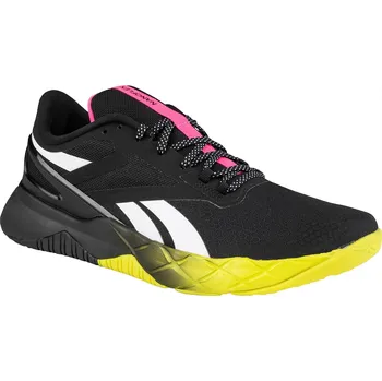 Pánské tenisky boty Reebok Performance Nanoflex TR - Core Black/Atomic Pink/Acid Yellow 43