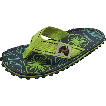 Pánské žabky žabky Gumbies Islander - Lime Hibiscus 46