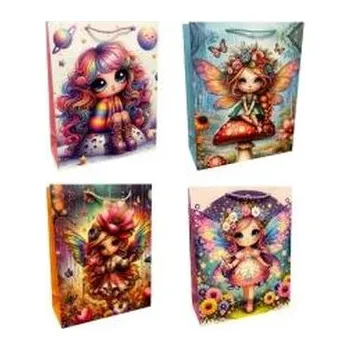 Set školních potřeb Torebka prezentowa dziecięca S Wróżki mix