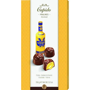 Čokoláda Čokoládové pralinky Hamlet s vaječným likérem, 150 G