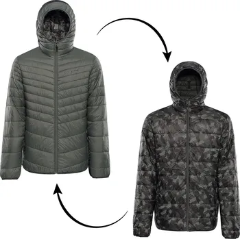 Pánská zimní bunda Alpine Pro Erom Velikost: M / Barva: šedá/černá