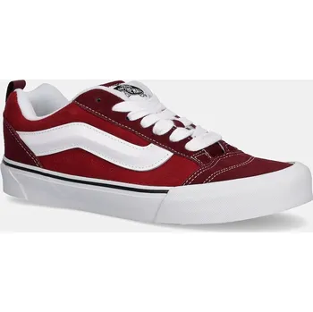 Pánské tenisky Semišové tenisky Vans Knu Skool vínová barva, VN000D22BRD1 93X, EUR 37