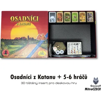 Příslušenství k deskovým hrám Insert pro deskovou hru Osadníci z Katanu Barva: Černá