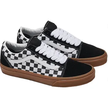 Pánské tenisky boty Vans Old Skool - Fat Lace Checker Black 44.5