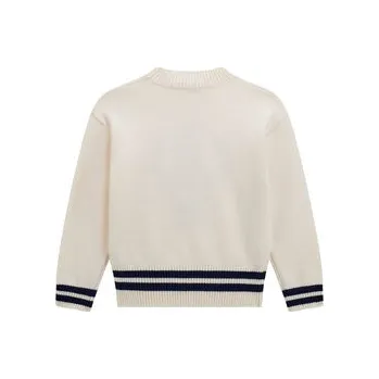 Pánský svetr Guess Svetr J5BR11 Z3GS0 Bílá Regular Fit 14Y