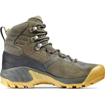 Dámská zimní obuv boty Mammut Sapuen High GTX - Dark Tin/Amber Green 41 1/3