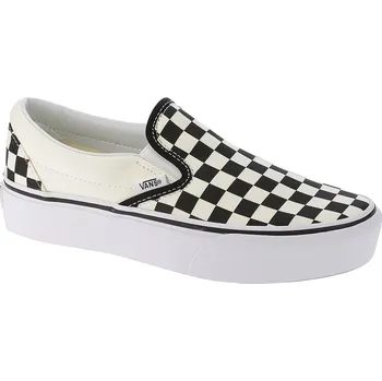 Pánské tenisky boty Vans Classic Slip-On Platform - Black And White Checker/White 40