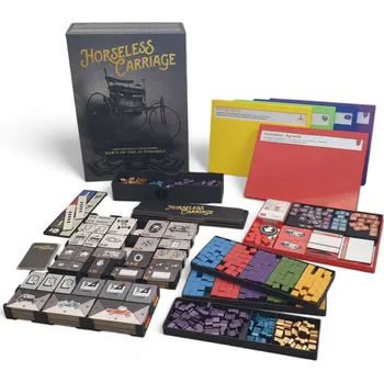 Příslušenství k deskovým hrám MitroCZECH Insert pro hru Horseless Carriage Barva: Černá metalická, Barevné komponenty hráčů: Ne