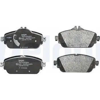 Brzdová destička Sada brzdových destiček, kotoučová brzda DELPHI LP2764