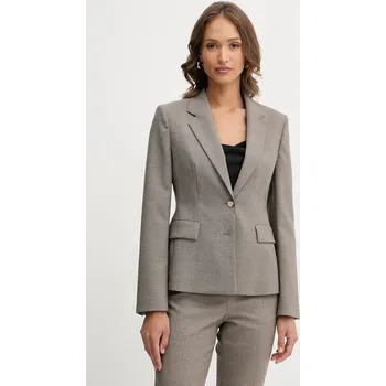 Dámské sako Vlněné sako BOSS Jia11 béžová barva, 50544333 80X, vel. 36