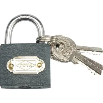 Sada nářadí Zámek visací stavební 32 mm 3 klíče