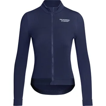 cyklistický dres Pas Normal Studios Women's Essential Long Sleeve Jersey - Navy