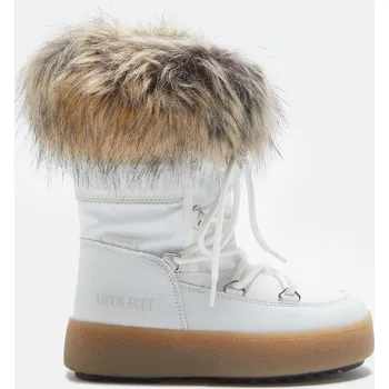 Dámská zimní obuv boty Moon Boot LTrack Monaco Low WP - White 38