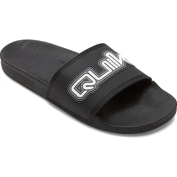 Pánské pantofle boty Quiksilver Rivi Wordmark Slide II - KVJ1/Black 1 44