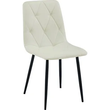 Jídelní židle Jídelní židle LIBRA béžová / černé nohy