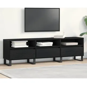 Televizní stolek vidaXL Televizní skříň Černý dub 150 x 30 x 44,5 cm kompozitní dřevo [862880]