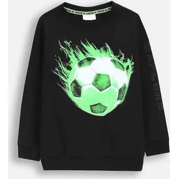 Chlapecká mikina Dětská mikina s bavlnou Coccodrillo černá barva, s potiskem, X-RAY VISION BOY KIDS ZC5143103XBK 99X, vel. 98