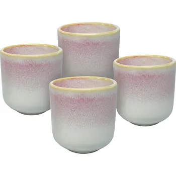 vanWell Sada šálků na espresso, 4dílná (růžová)