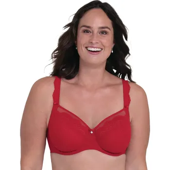 Souprava dámského spodního prádla Kosticová podprsenka Rosa Faia Selma 5635 červená velikost 90H