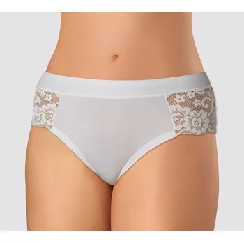 Kalhotky Andrie Dámské krajkové kalhotky z bavlny a modalu PS 2962 - Černá - 38/40