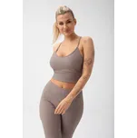 FeelJ Premium Top Ribbed Push up Mocca Velikost: M