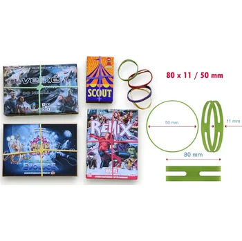 Externí zboží Křížové gumičky na krabici Velikost: Malá 50 mm (80x11)