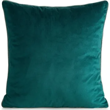 Povlečení Sametový povlak na polštář GAJA 2 - tmavě tyrkysový